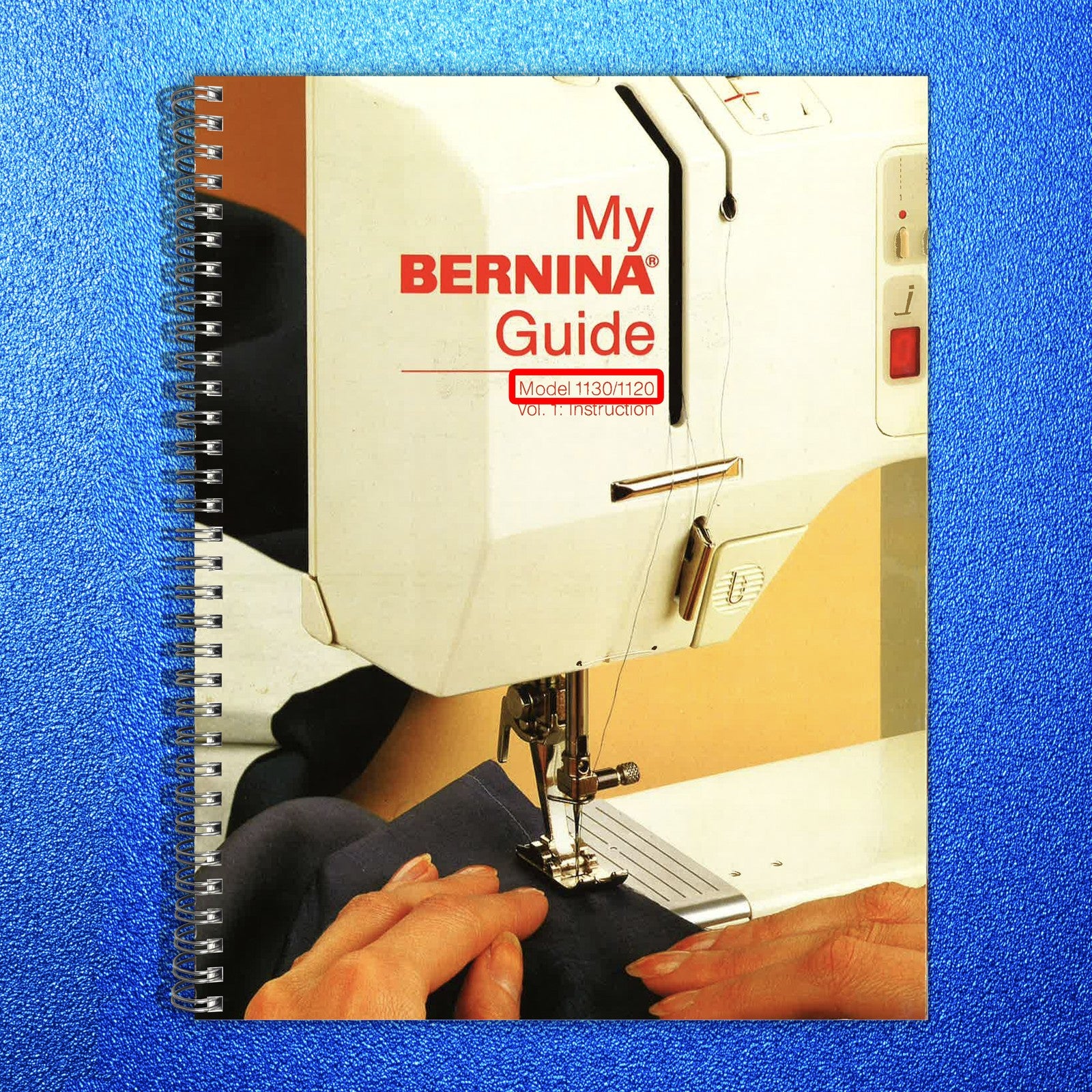 BERNINA 1120 1130 Operators & Service Manual BUNDLE - WIRE BOUND - TOUGH COVERS
