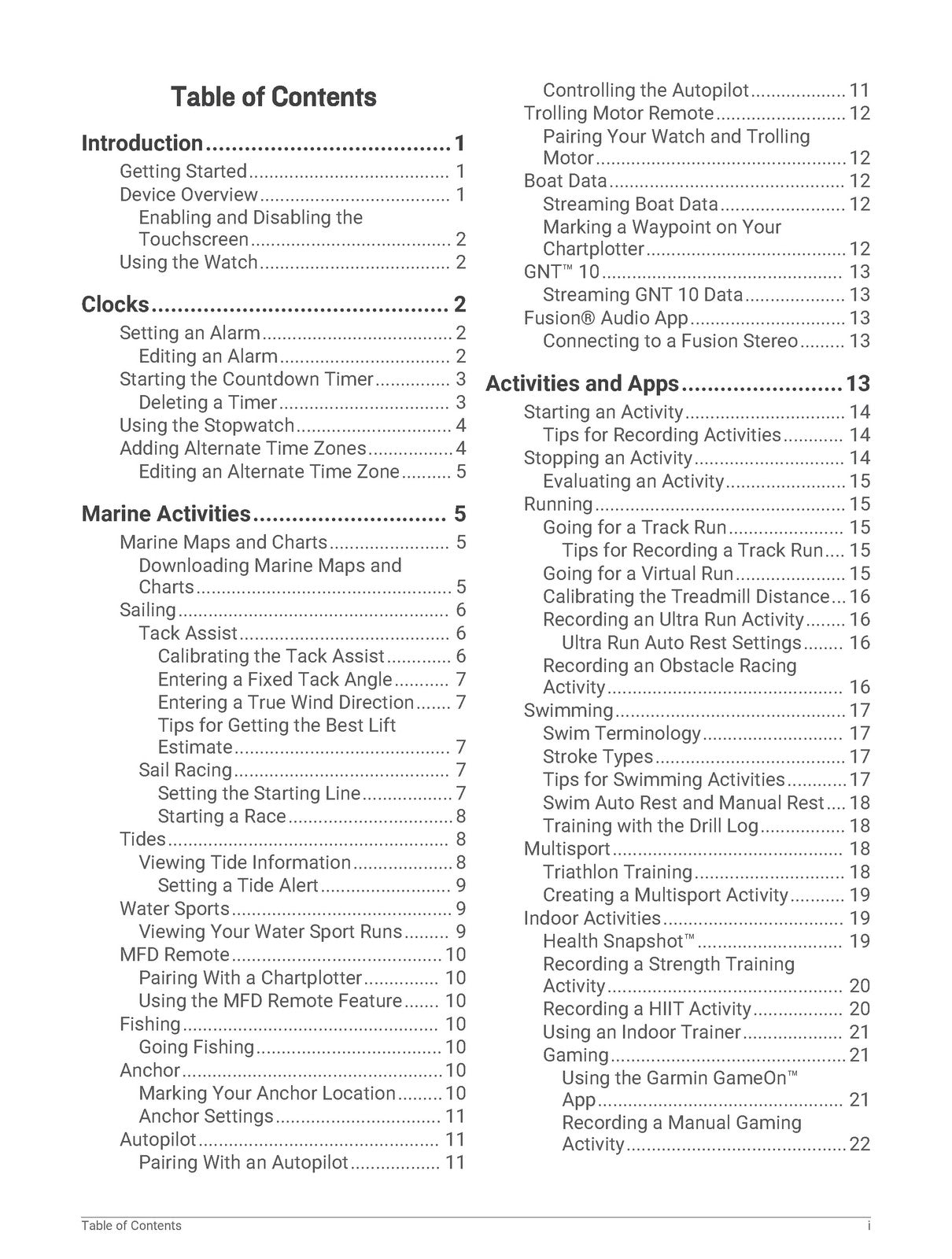 GARMIN Quatix 7 Standard 7 Pro 7 Sapphire 7X Solar Owners Manual 2022 - BOUND