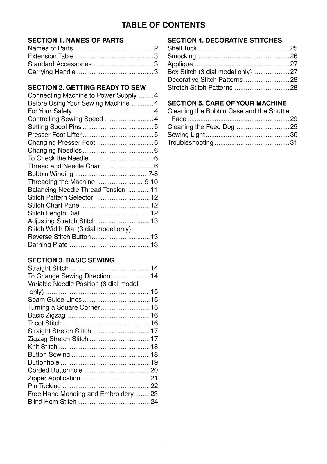 ALFA Next 30 40 Sewing Machine Instruction Book Manual - WIRE BOUND - COVERS