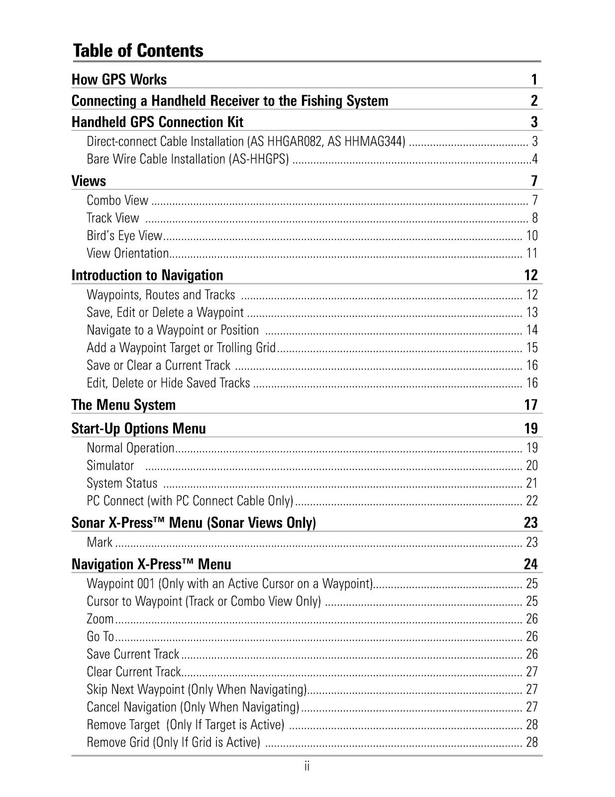 HUMMINBIRD Handheld GPS Connection Kit Installation Manual - WIRE BOUND - COVERS
