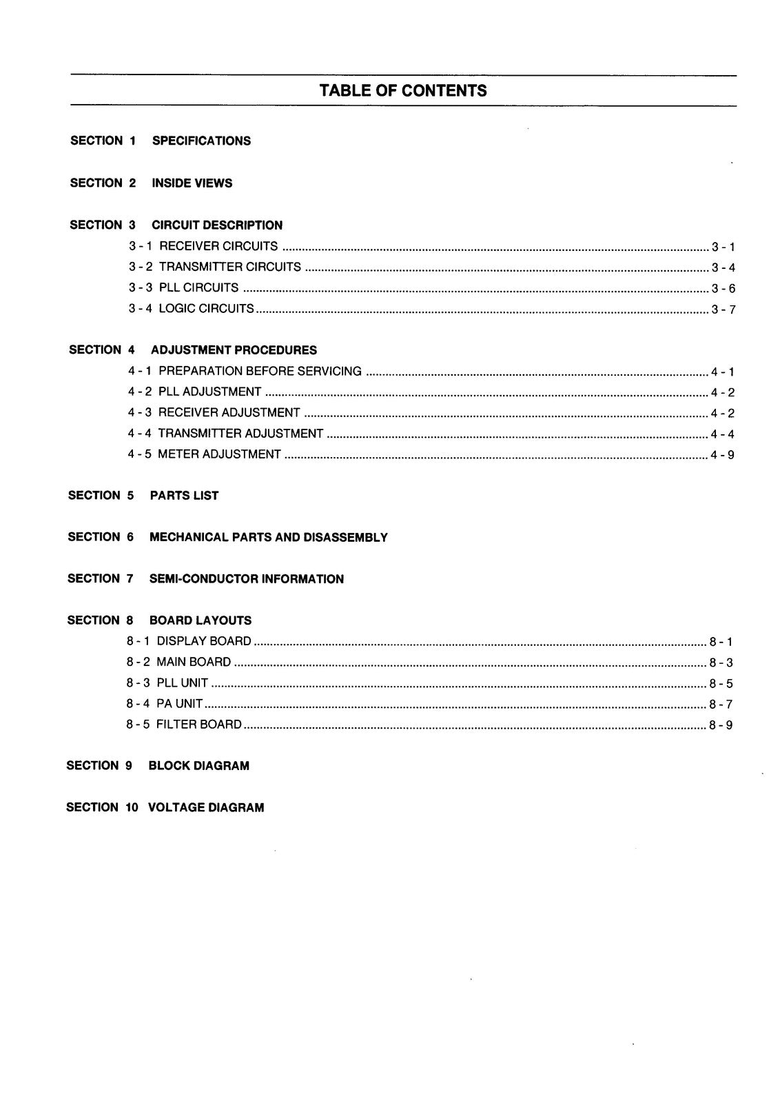 ICOM IC-706MKII Communications Receiver Service Manual, BOUND, COVERS, FOLDOUTS