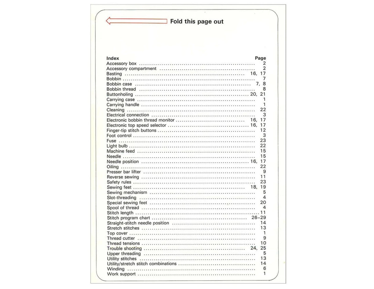 BERNINA 1047 1067 Sewing Machine Instruction Manual - WIRE BOUND - TOUGH COVERS