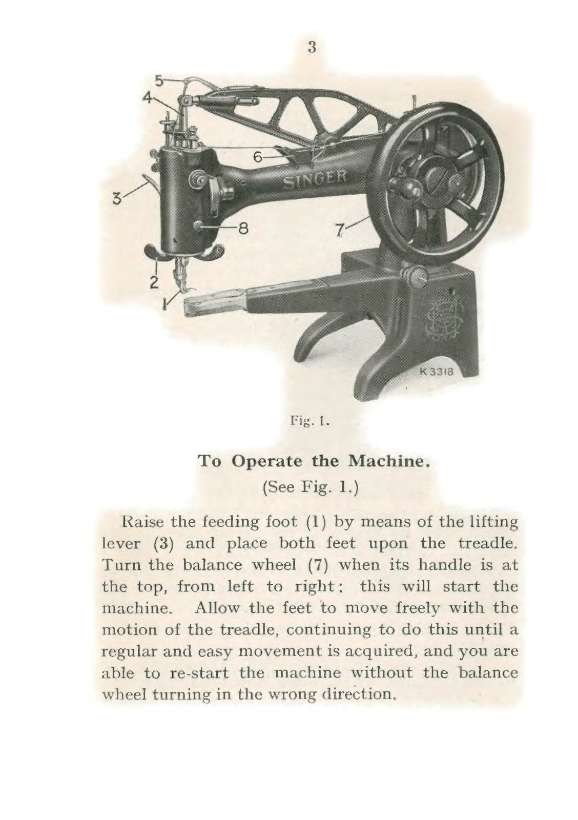 SINGER 29K58 29K62 Industrial Sewing Machine Instructions Manual - WIRE BOUND