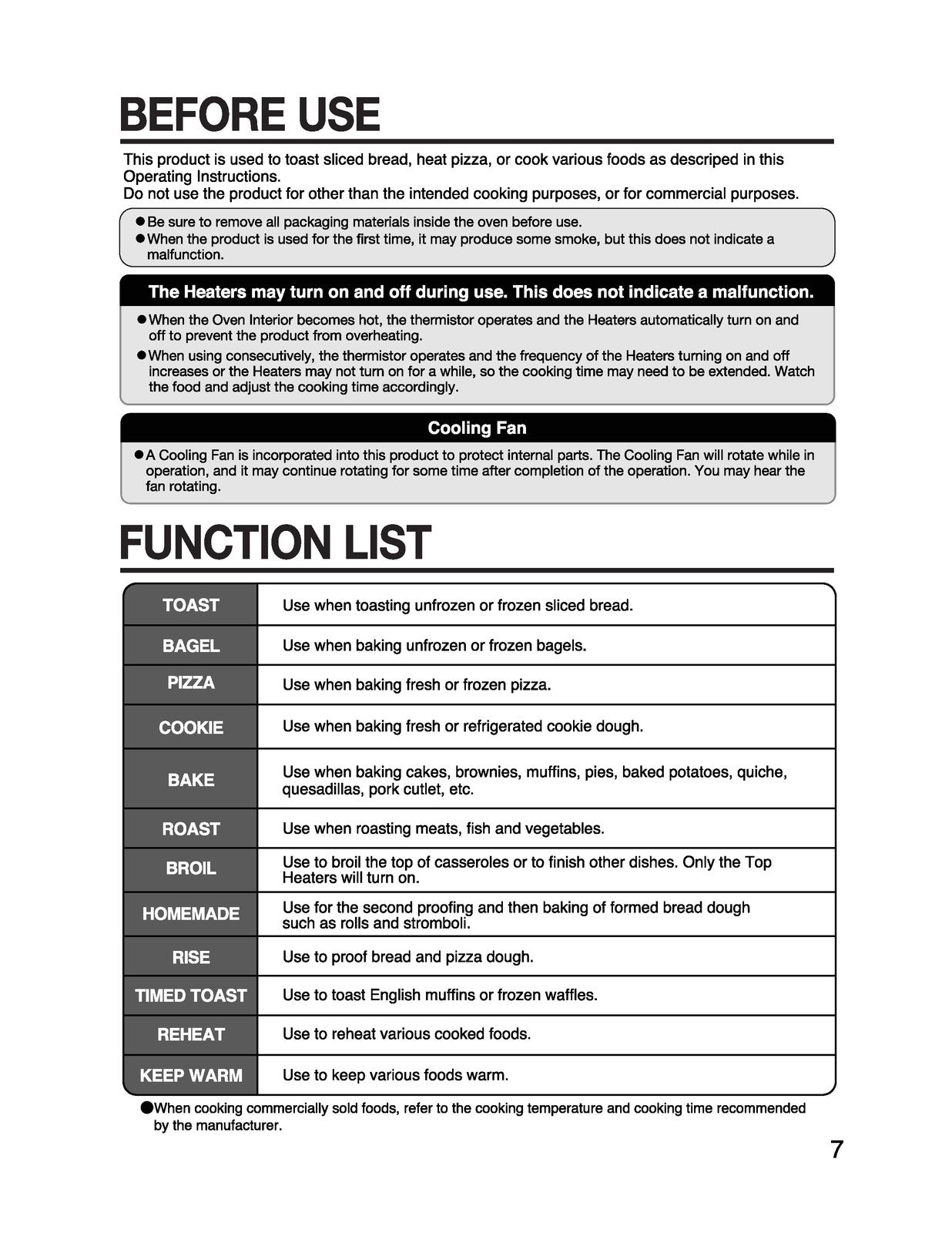 ZOJIRUSHI ET-ZLC30 Micom Toaster Oven Operating Instructions Manual - WIRE BOUND