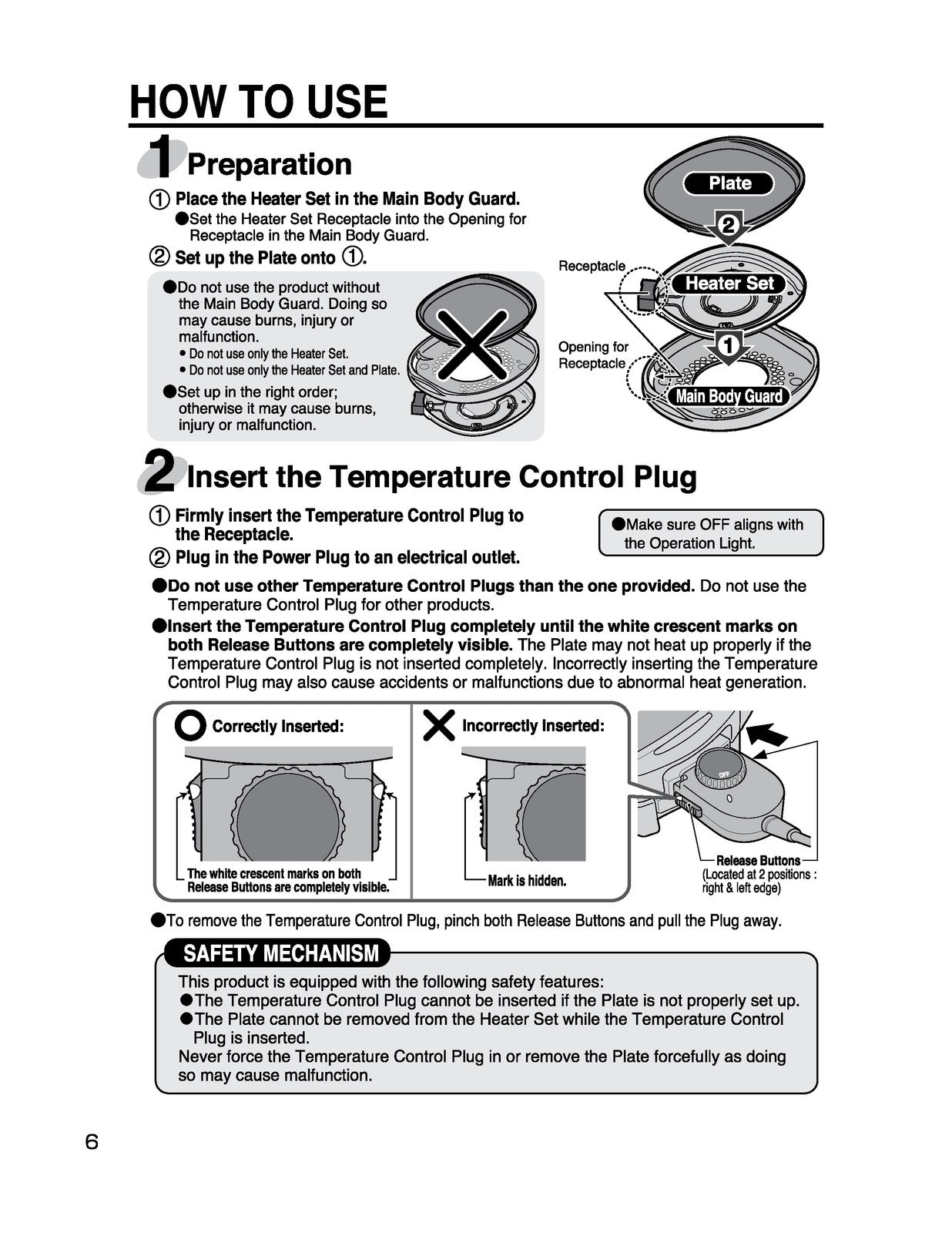 ZOJIRUSHI EA-BDC10 Gourmet Sizzler Electric Operating Instructions Manual