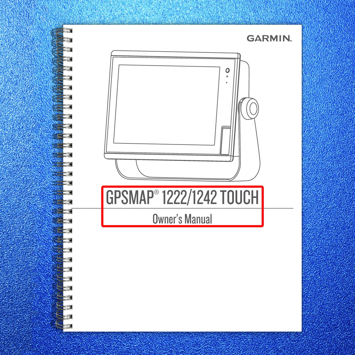 GARMIN GPSMAP 1222 1242 Touch Operators & Installation Manual BUNDLE