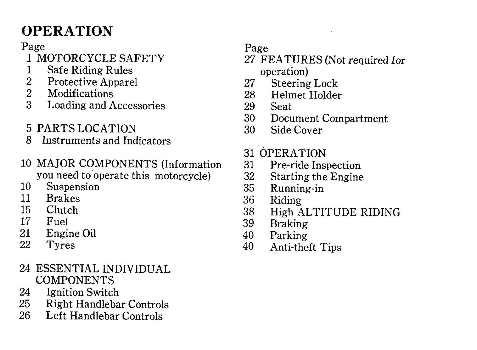 HONDA CB250 Motorcycle Owners Manual 1992 - BOUND - COVERS - XL FOLDOUT PAGES