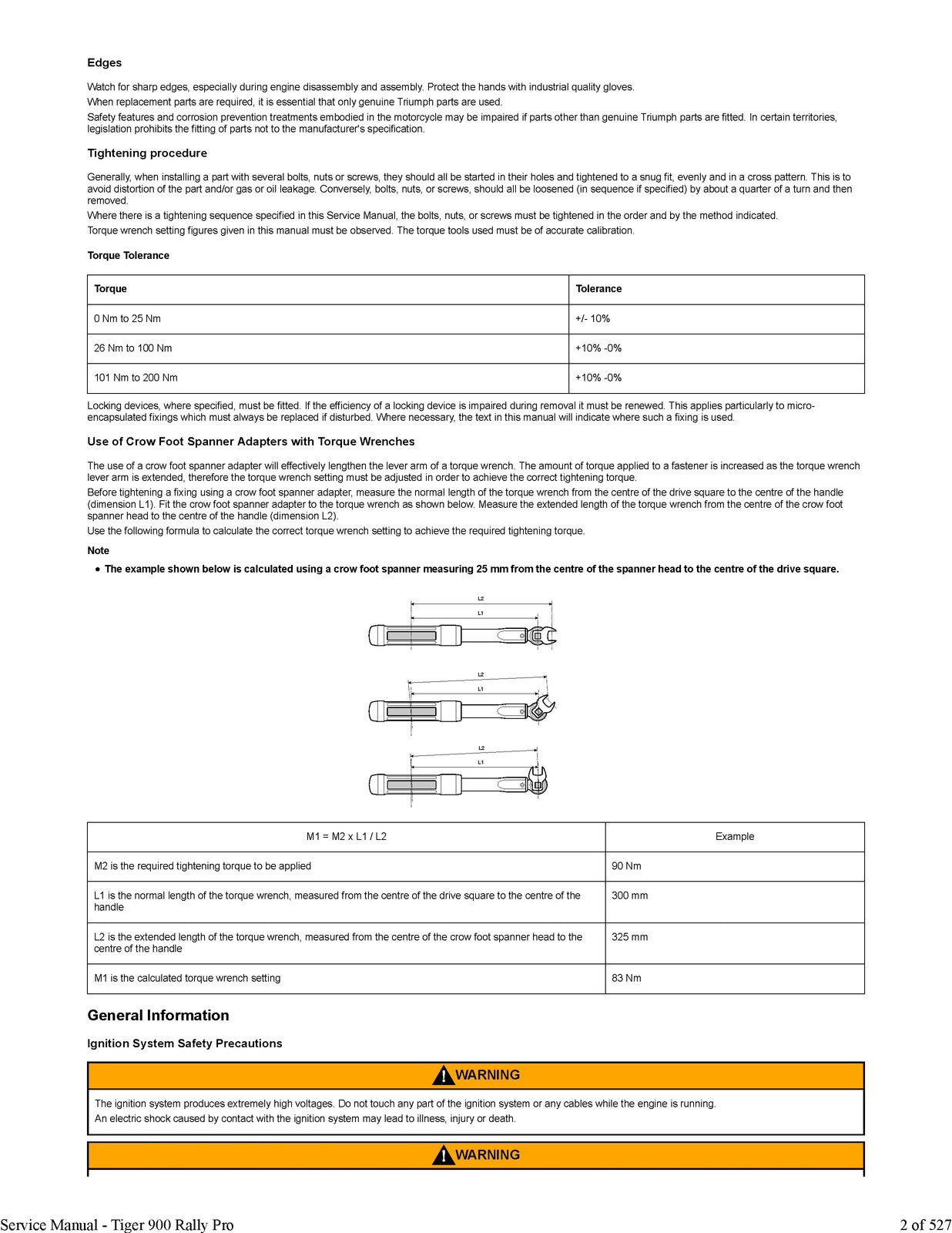 TRIUMPH Tiger 900 Rally Pro Motorcycle Service Manual - WIRE BOUND - COVERS