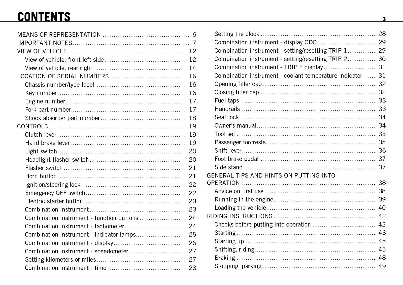 KTM 690 Duke EU AUS UK JP Owners Manual 2009 - STEEL WIRE BOUND - TOUGH COVERS