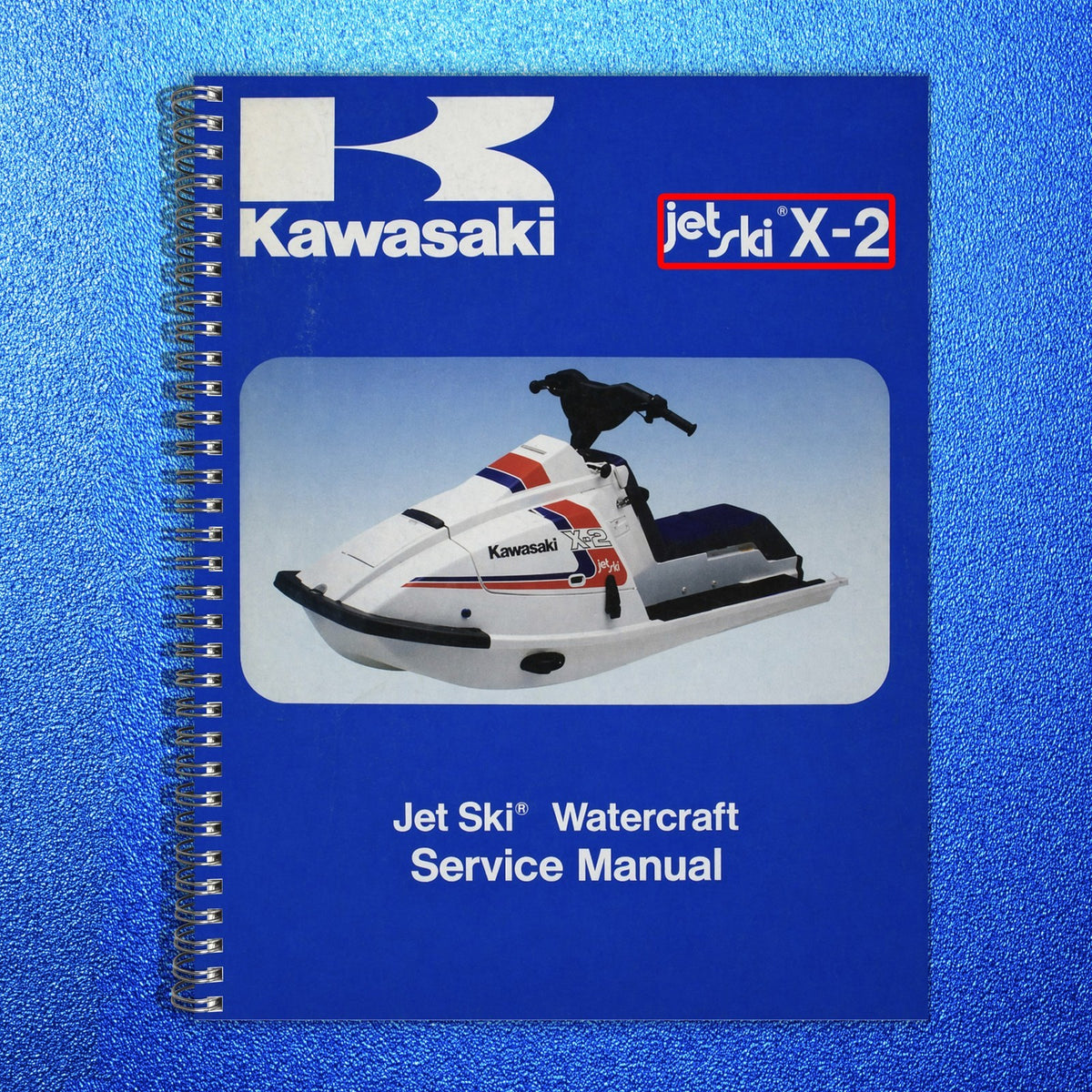 KAWASAKI JF650 X2 TS XiR Jet Ski Service Manual BUNDLE - WIRE BOUND - COVERS