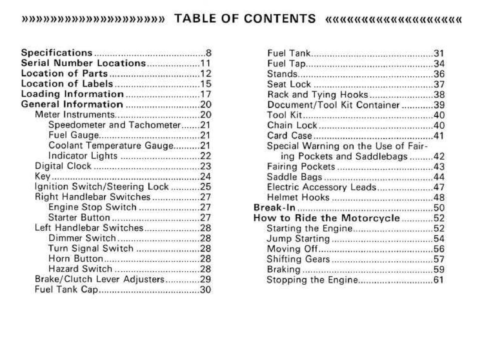 KAWASAKI Concours Motorcycle Owners Manual - STEEL WIRE BOUND - TOUGH COVERS