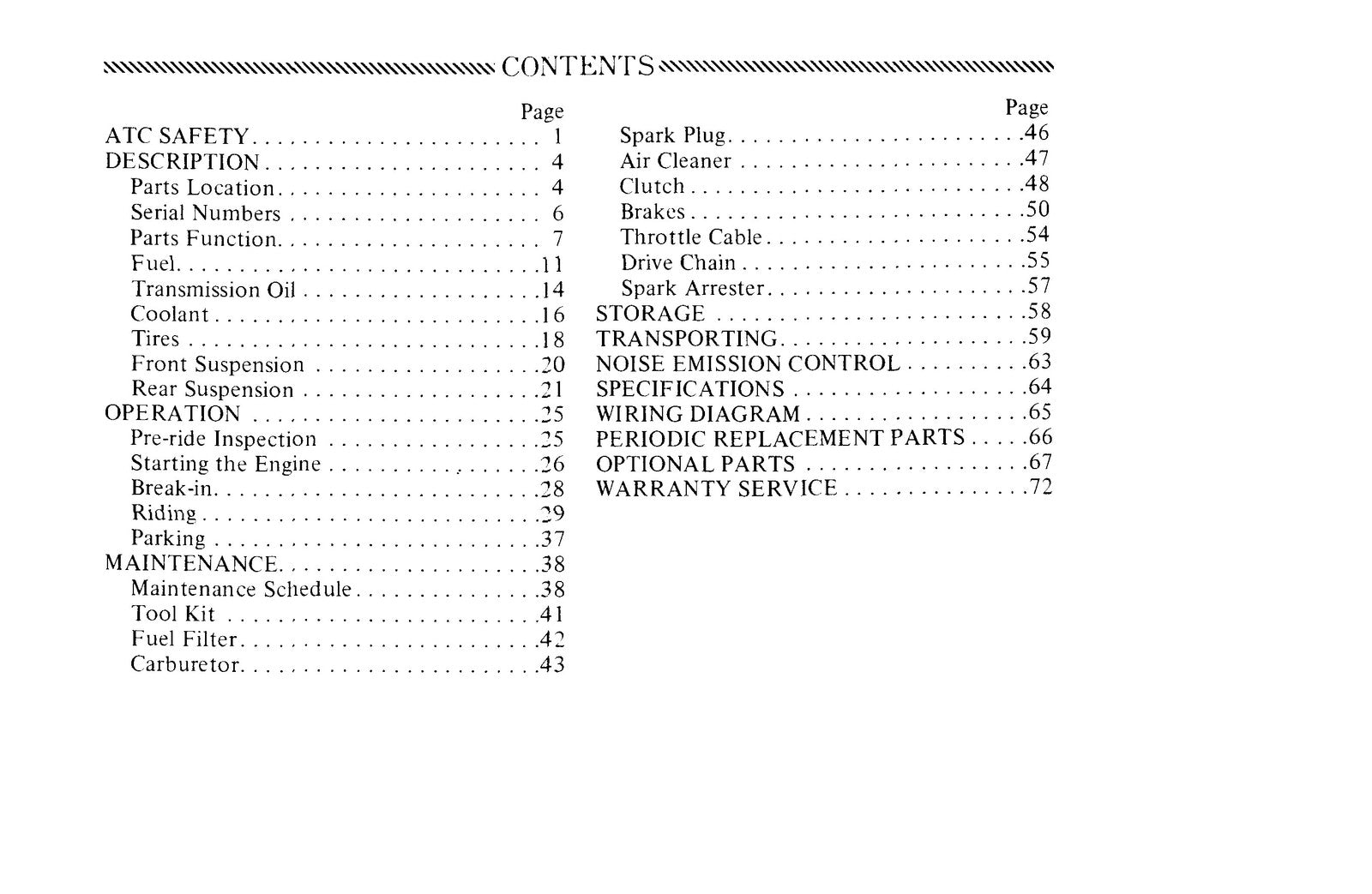 HONDA ATC250R All Terrain Cycle Owners Manual 1985 - WIRE BOUND - TOUGH COVERS