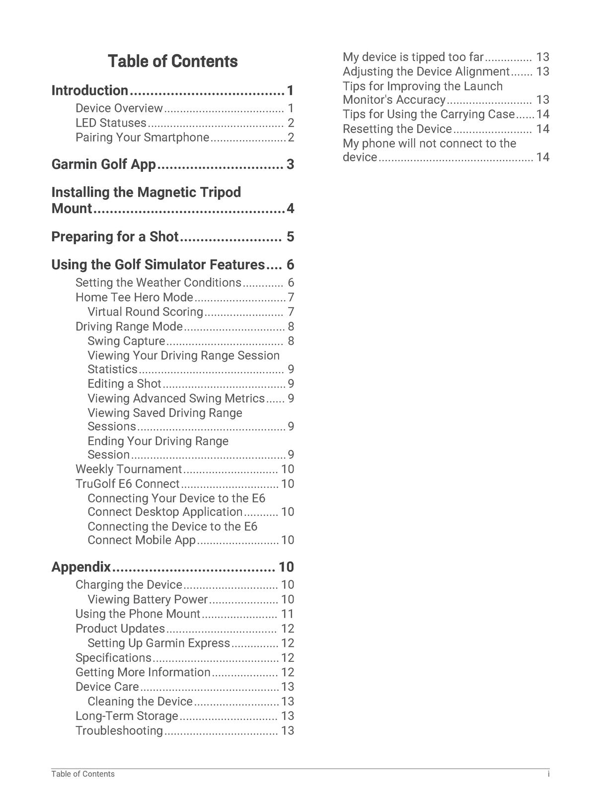 GARMIN Approach R10 Owners Manual 2021 - STEEL WIRE BOUND - PROTECTIVE COVERS
