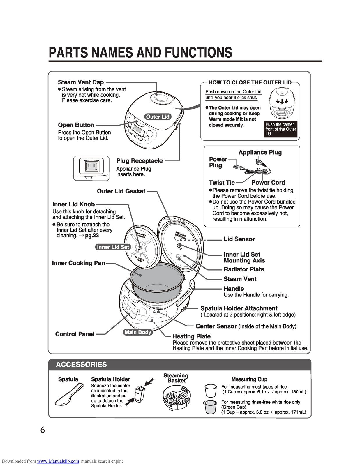 ZOJIRUSHI NS-WRC10 Micom Rice Cooker And Operating Instructions Manual - BOUND