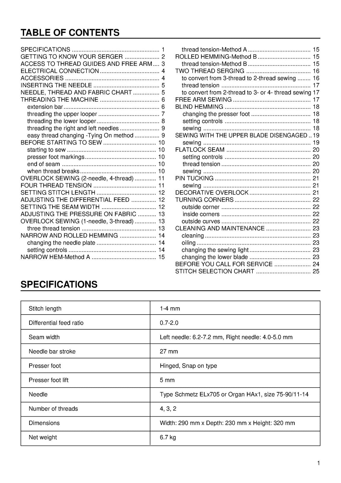 BABY LOCK BL450 Serger Instruction Manual - STEEL WIRE BOUND - PROTECTIVE COVERS