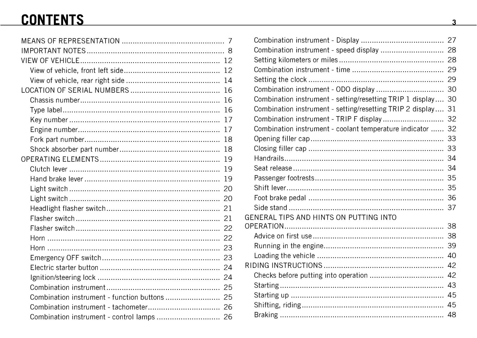 KTM 690 SMC EU AUS UK Owners Manual 2008 - STEEL WIRE BOUND - PROTECTIVE COVERS