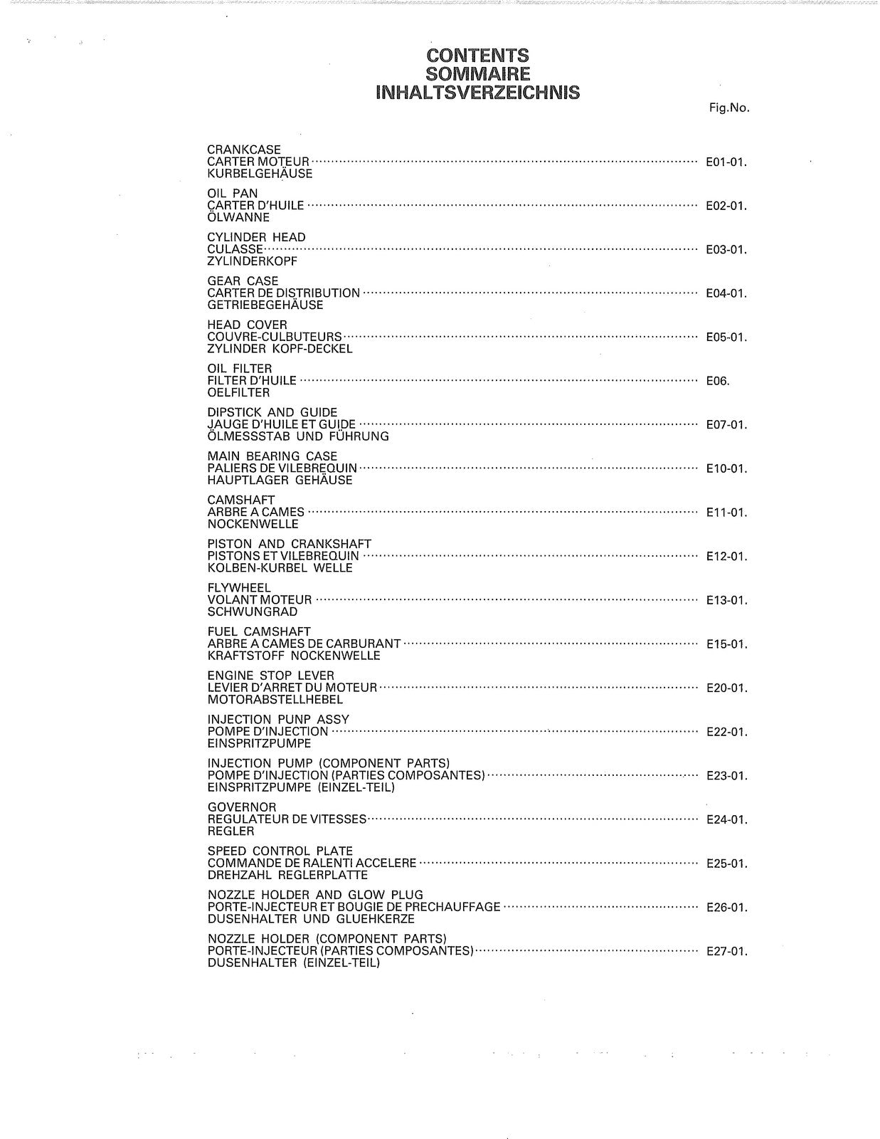 KUBOTA D1402-BBS-1 Diesel Engine Illustrated Parts List Manual 1991 2 - BOUND