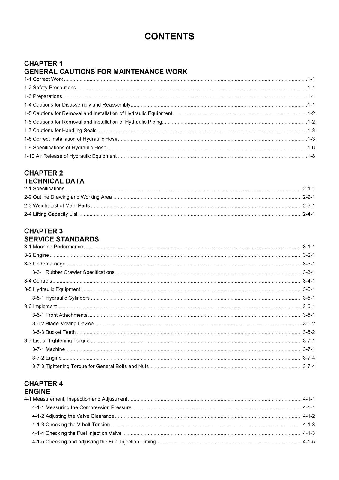 YANMAR B15US Excavator Service Manual - BOUND - COVERS - XL FOLDOUT PAGES