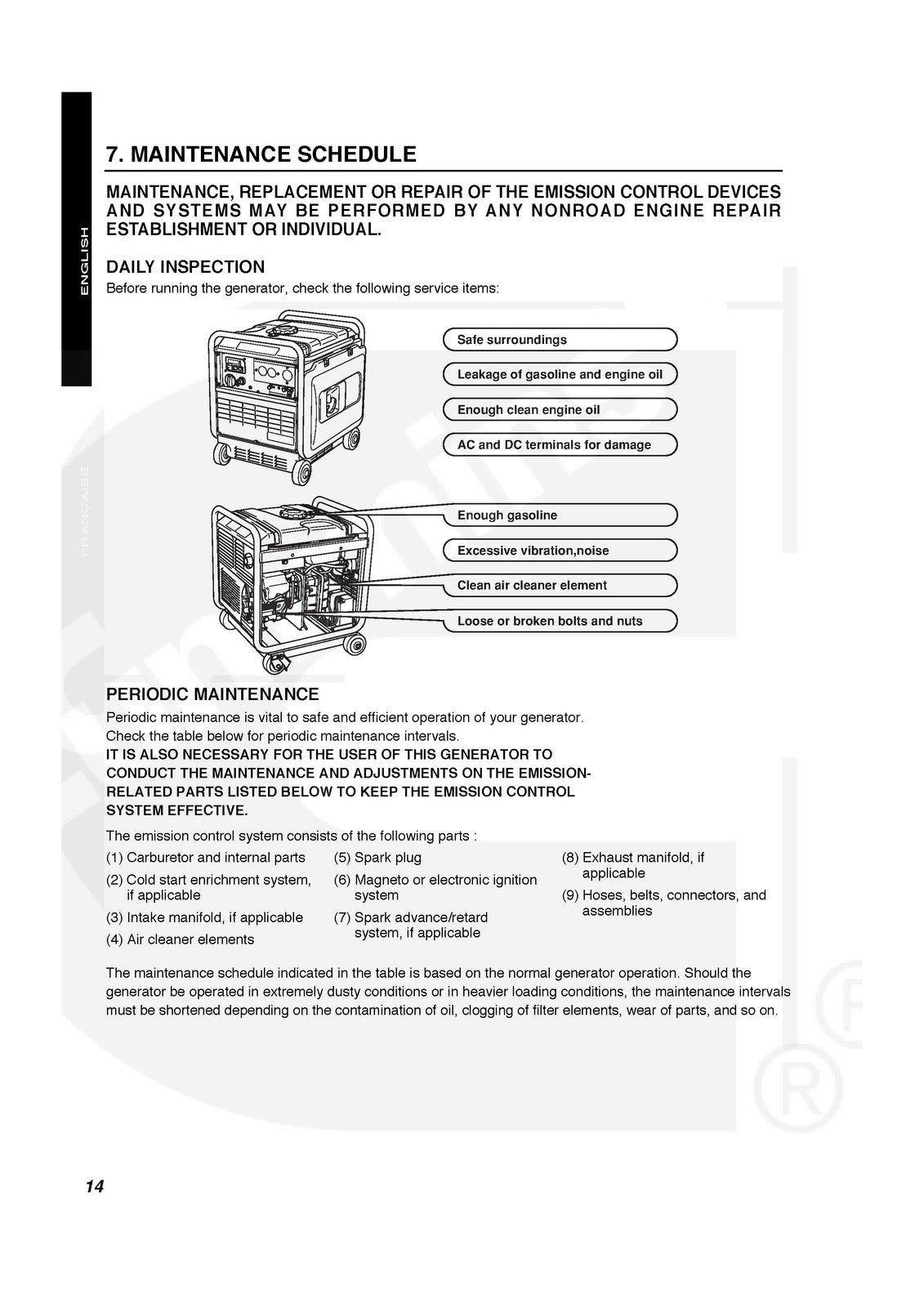 ONAN P3200ie P4300ie Inverter Generator Operator Manual 2008 - WIRE BOUND