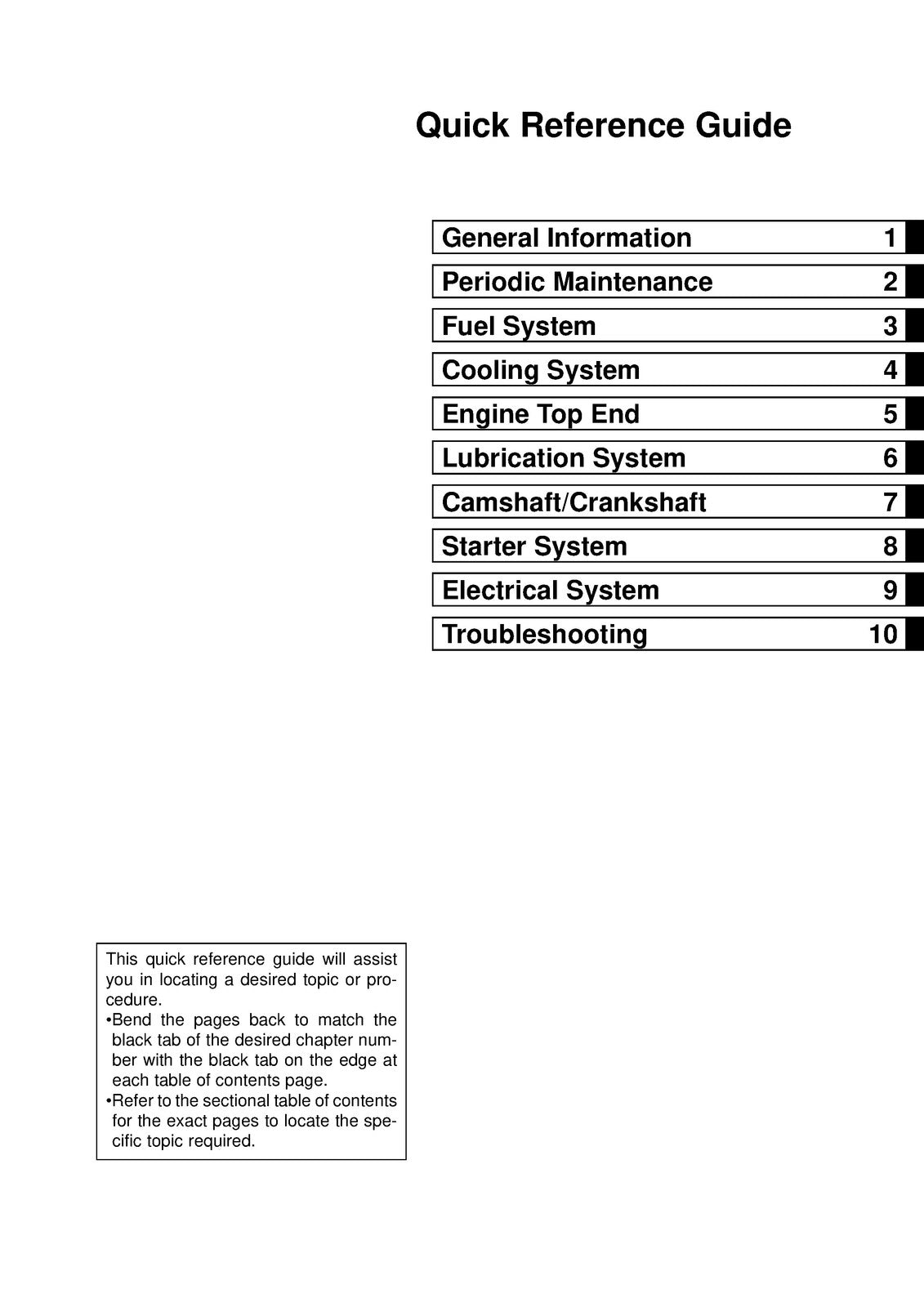 KAWASAKI FS481V FS541V FS600V V-Twin Gasoline Engine Service Manual - WIRE BOUND