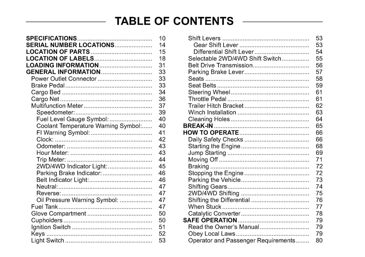 KAWASAKI Teryx 750 FI 4x4 Owners Manual 2011 - STEEL WIRE BOUND - TOUGH COVERS