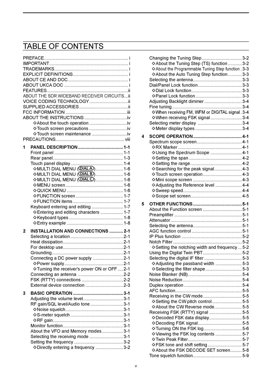 ICOM IC-R8600 Communications Receiver Instruction Manual - WIRE BOUND - COVERS