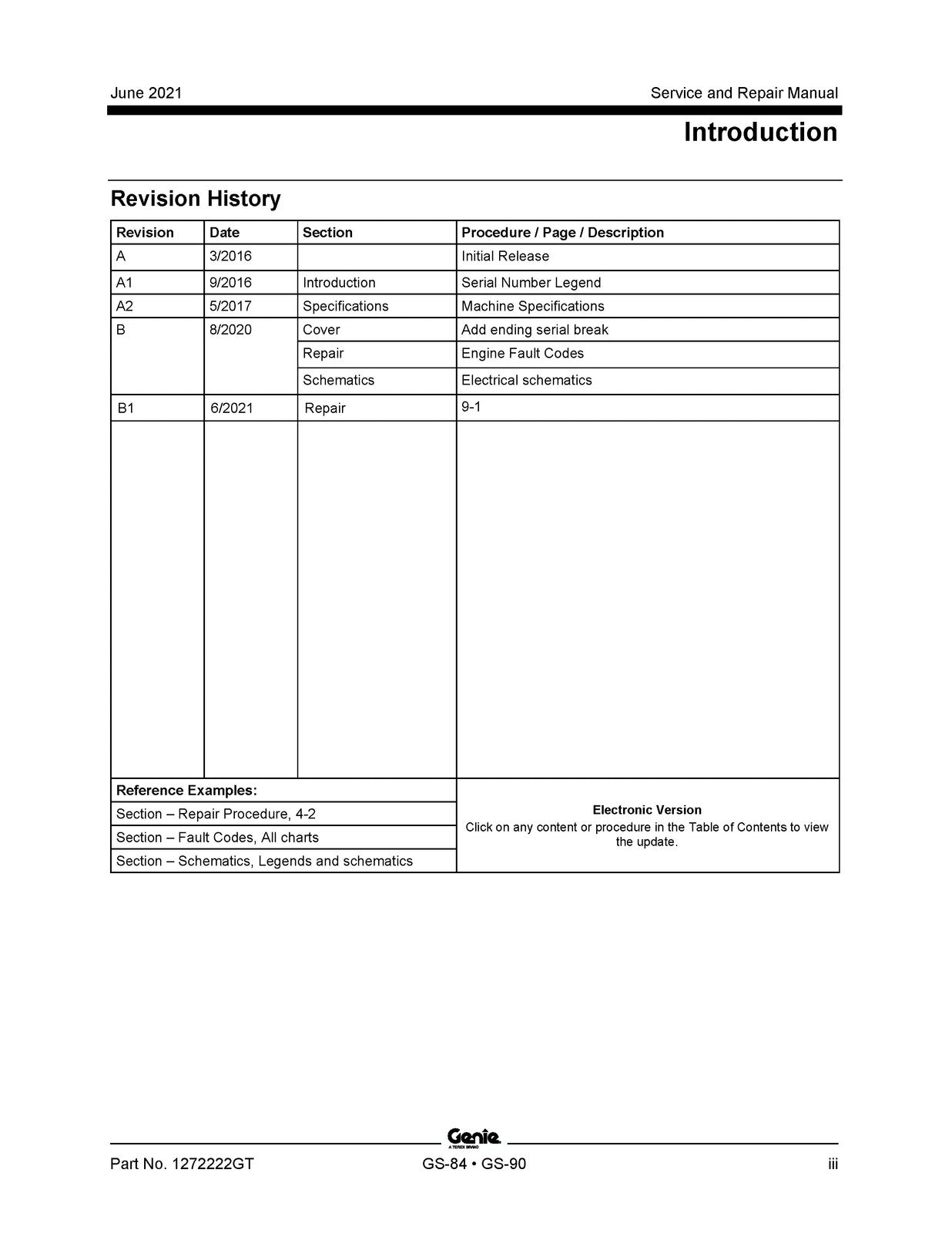GENIE GS-3384 GS-3390 GS-4390 GS-5390 Service And Repair Manual 2021, FOLDOUTS