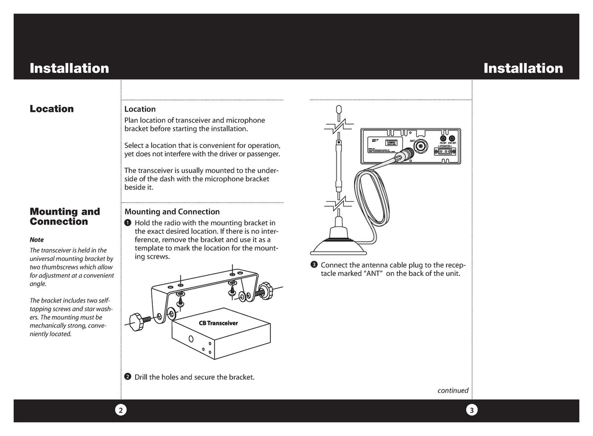 COBRA 29 LX CHR LE CB Radio Owners Manual - STEEL WIRE BOUND - PROTECTIVE COVERS
