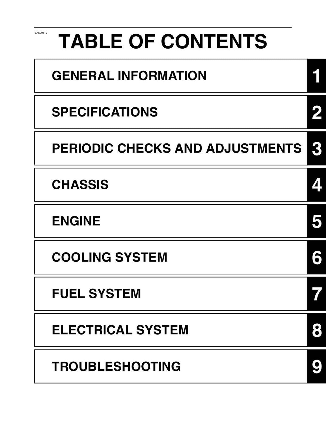 YAMAHA FJR13AVC FJR13AEVC Service Manual 2006 - 2007 - WIRE BOUND - TOUGH COVERS