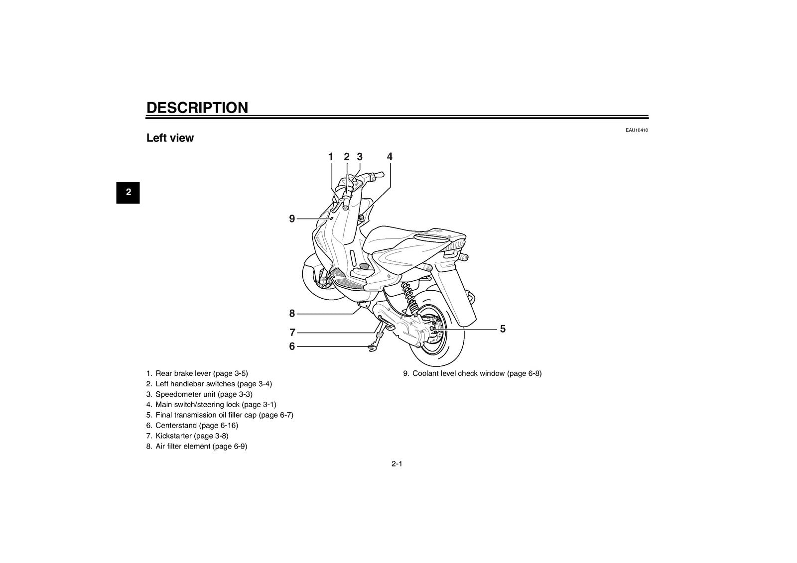 YAMAHA YQ50 YQ50L Aerox Owners Manual 2005 - STEEL WIRE BOUND - TOUGH COVERS