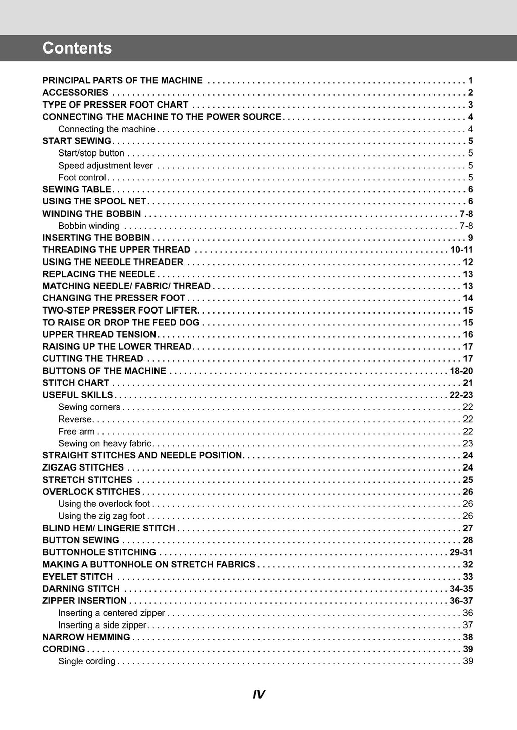 EVER SEWN Sparrow 20 Instruction Manual - STEEL WIRE BOUND - PROTECTIVE COVERS