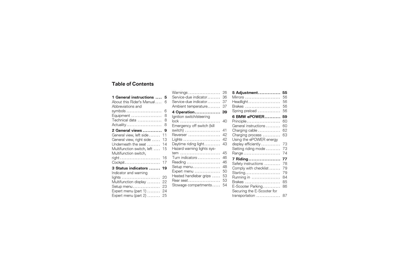 BMW C Evolution Electric Scooter Riders Manual 2017 - WIRE BOUND - TOUGH COVERS
