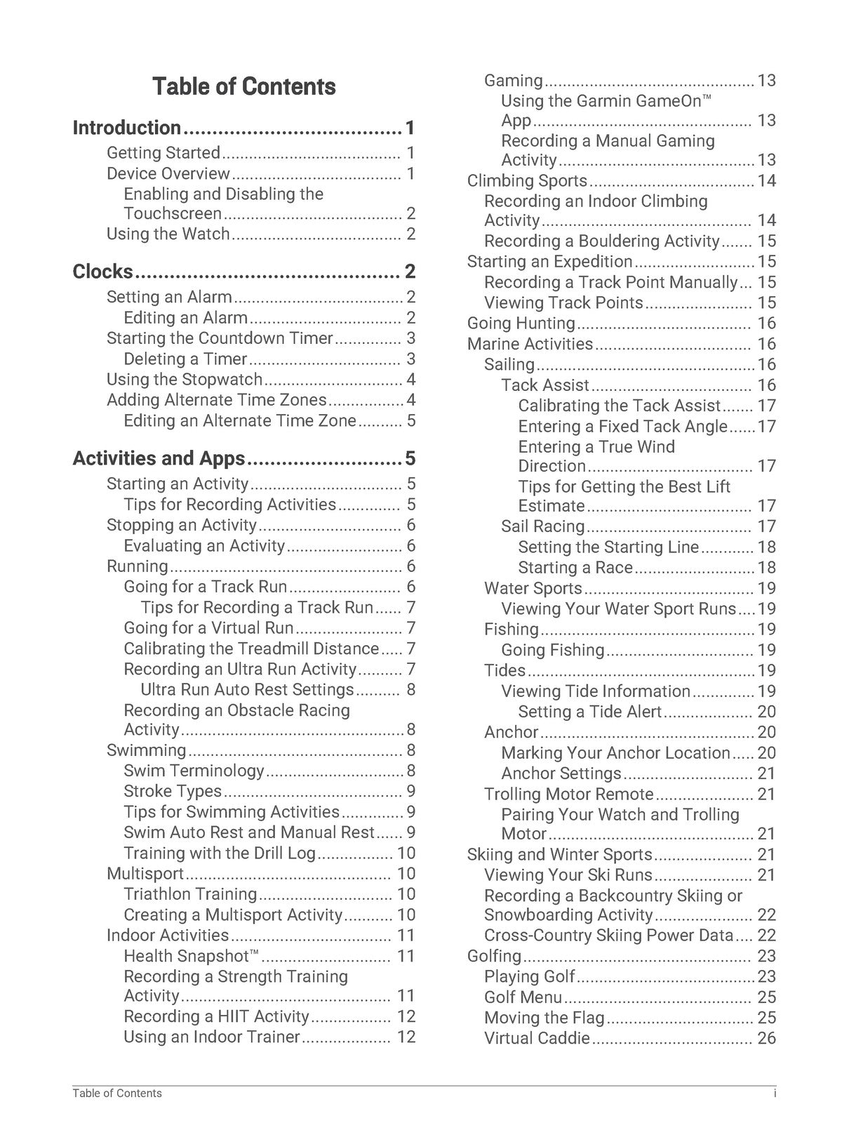 GARMIN Fenix 7 Standard Solar Pro Series Owners Manual 2022 - WIRE BOUND