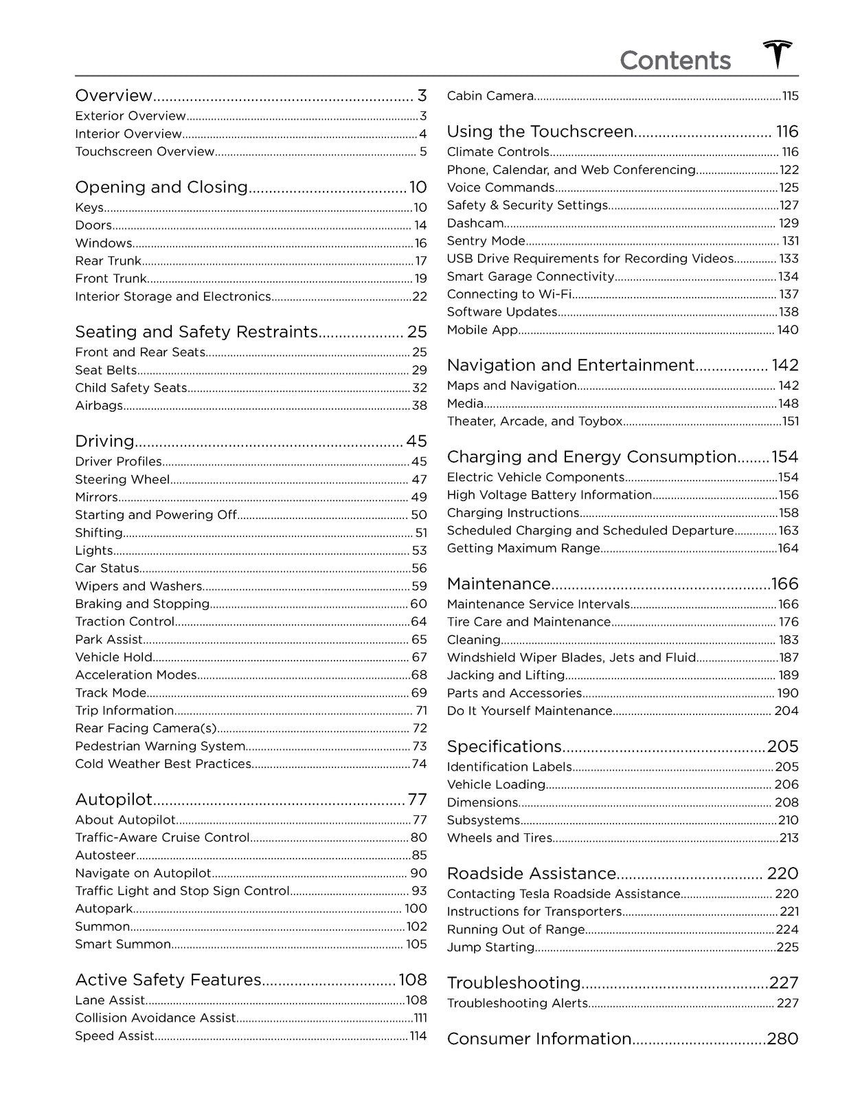 TESLA Model 3 Owners Manual 2023 - STEEL WIRE BOUND - PROTECTIVE COVERS