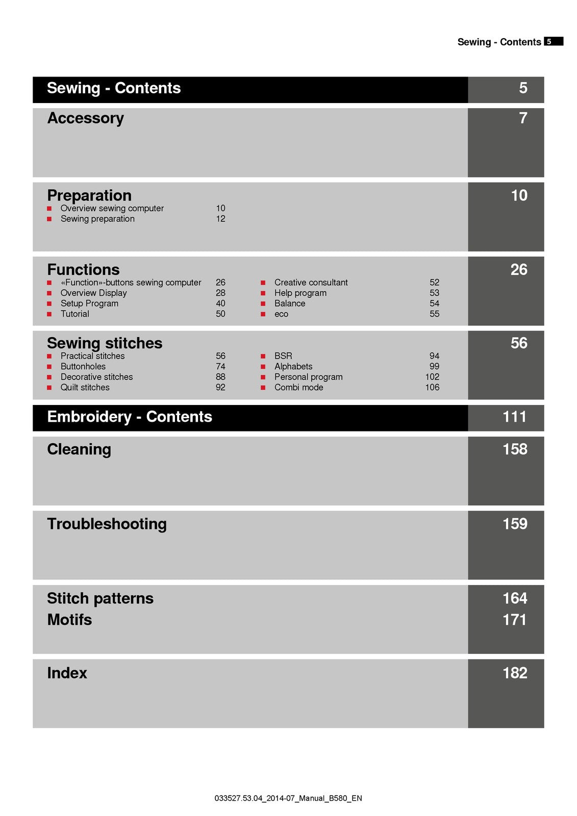 Bernina 580 Sewing Machine Manual - STEEL WIRE BOUND - PROTECTIVE COVERS