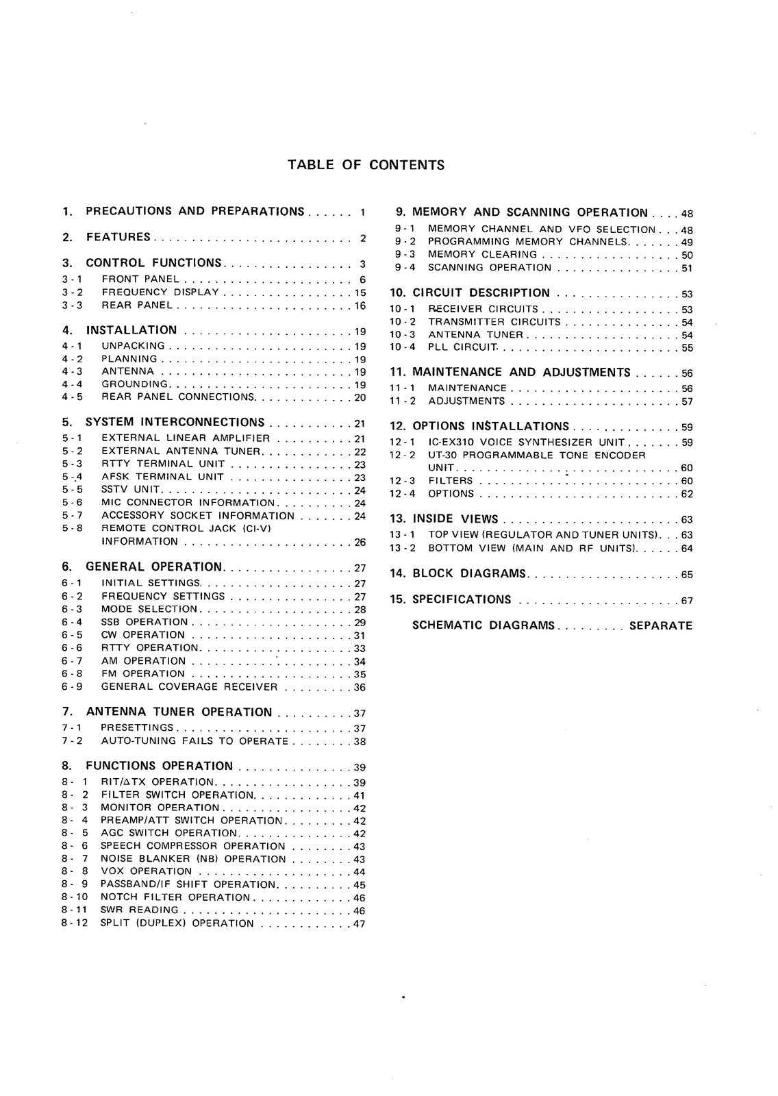 ICOM IC-761 HF Transceiver Instruction Manual - STEEL WIRE BOUND - TOUGH COVERS