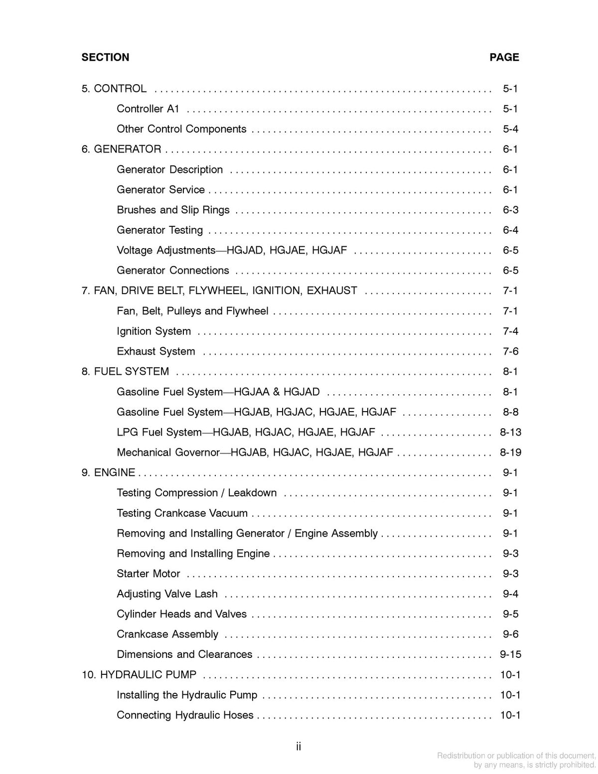ONAN HGJAA HGJAB HGJAC HGJAD HGJAE HGJAF Genset Service Manual 2006, FOLDOUTS