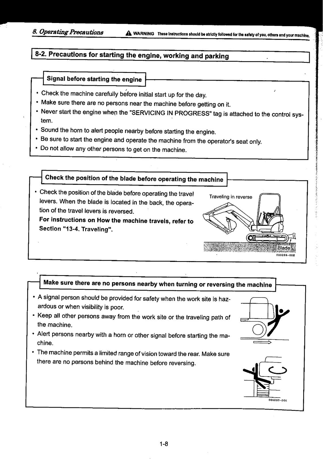 YANMAR ViO27-5B  ViO35-5B Excavator Operators Manual - WIRE BOUND - COVERS
