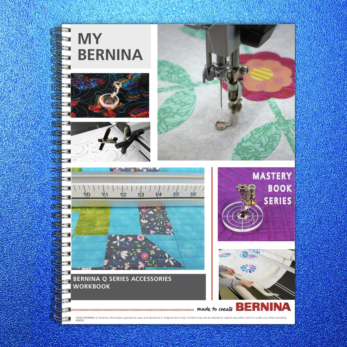 BERNINA Quilting Q Series Accessory Mastery Workbook on Frame Manual BUNDLE