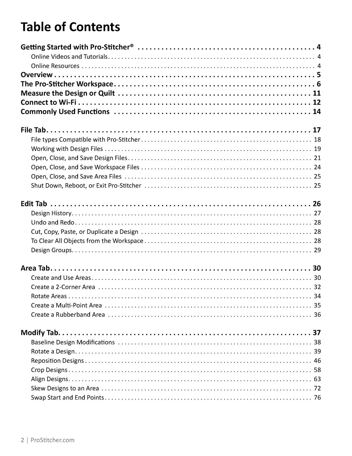 HANDI QUILTER Pro-Stitcher Premium User Reference Manual 2023 - WIRE BOUND