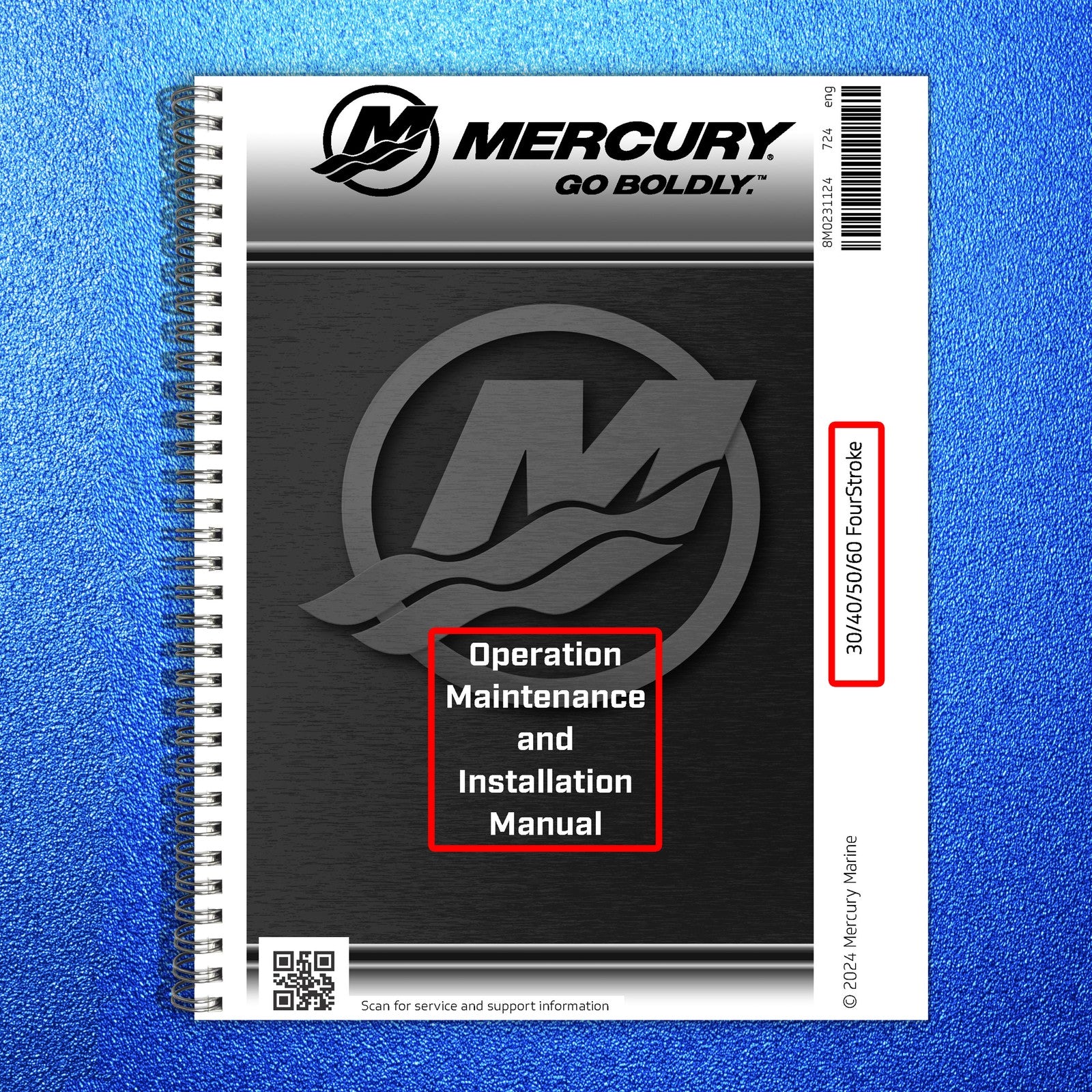 MERCURY 30 40 50 60 4-Stroke Outboard Owners & Service Manual BUNDLE