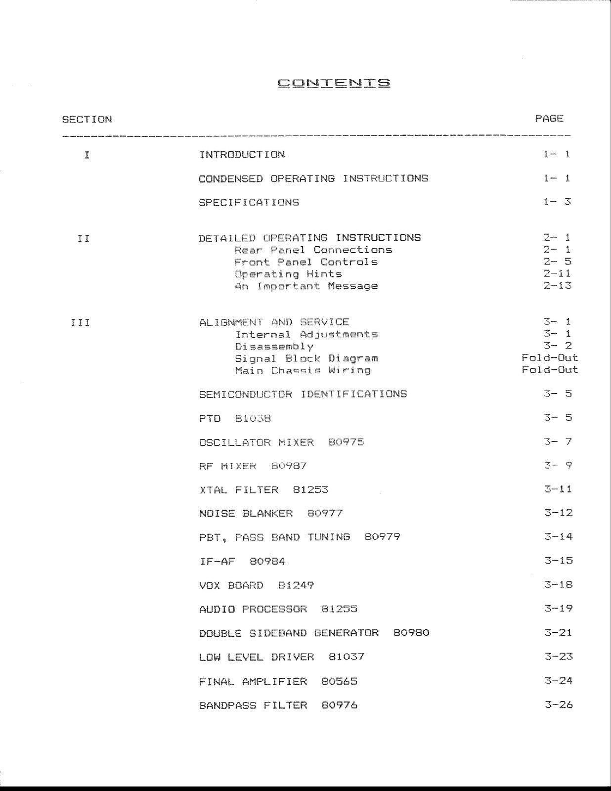 TEN TEC Corsair 2 Model 561 User Manual - STEEL WIRE BOUND - PROTECTIVE COVERS