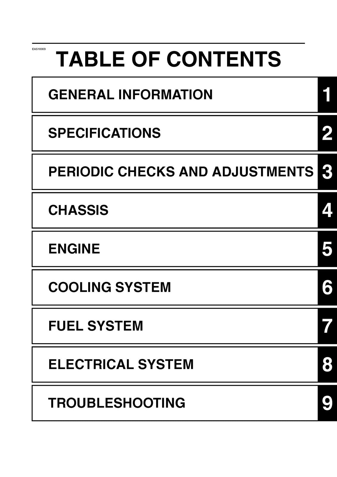YAMAHA MT-09 Tracer Motorcycle Service Manual 2015 - BOUND - COVERS - FOLDOUTS