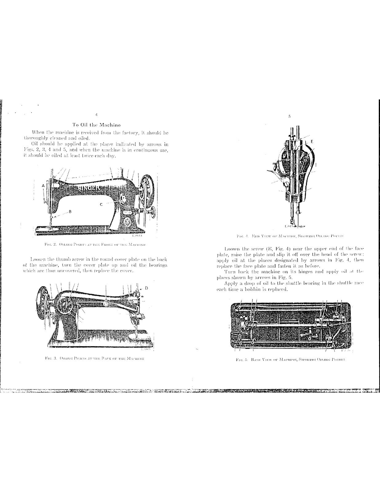 SINGER Class 16 16-81 16-133 16-141 16-188 Instructions Manual 1927 - WIRE BOUND