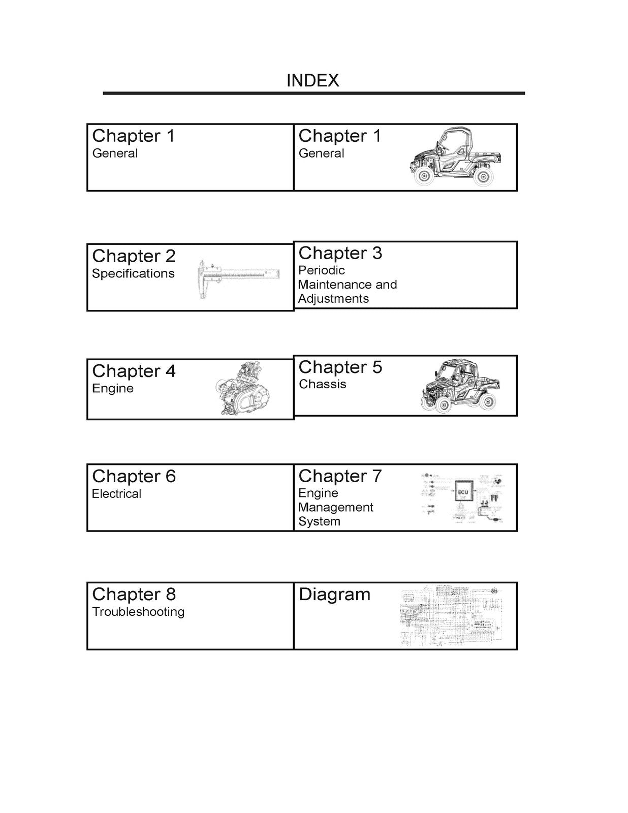 CUB CADET Challenger 550 750 Utility Vehicle Service Manual - WIRE BOUND
