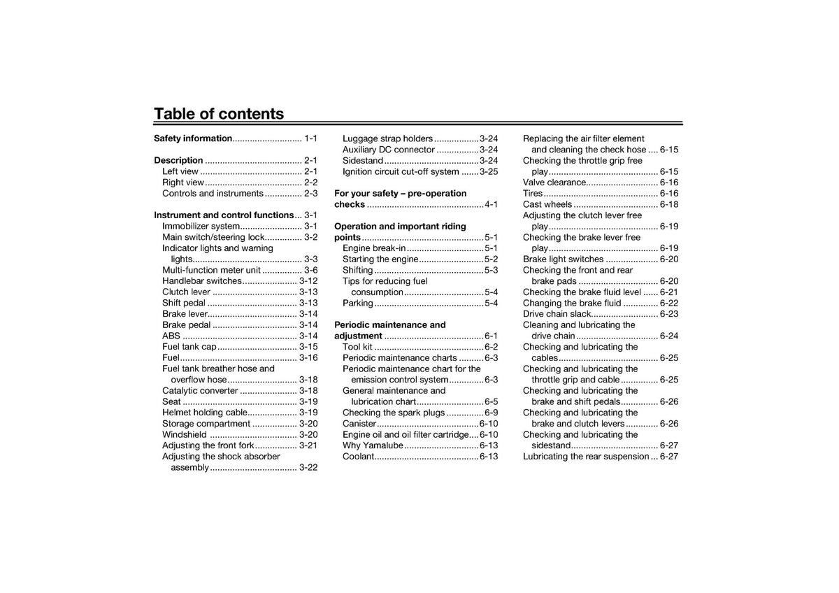 YAMAHA Tracer 7 MTT690 MTT690-U Motorcycle Owners Manual 2022 - WIRE BOUND
