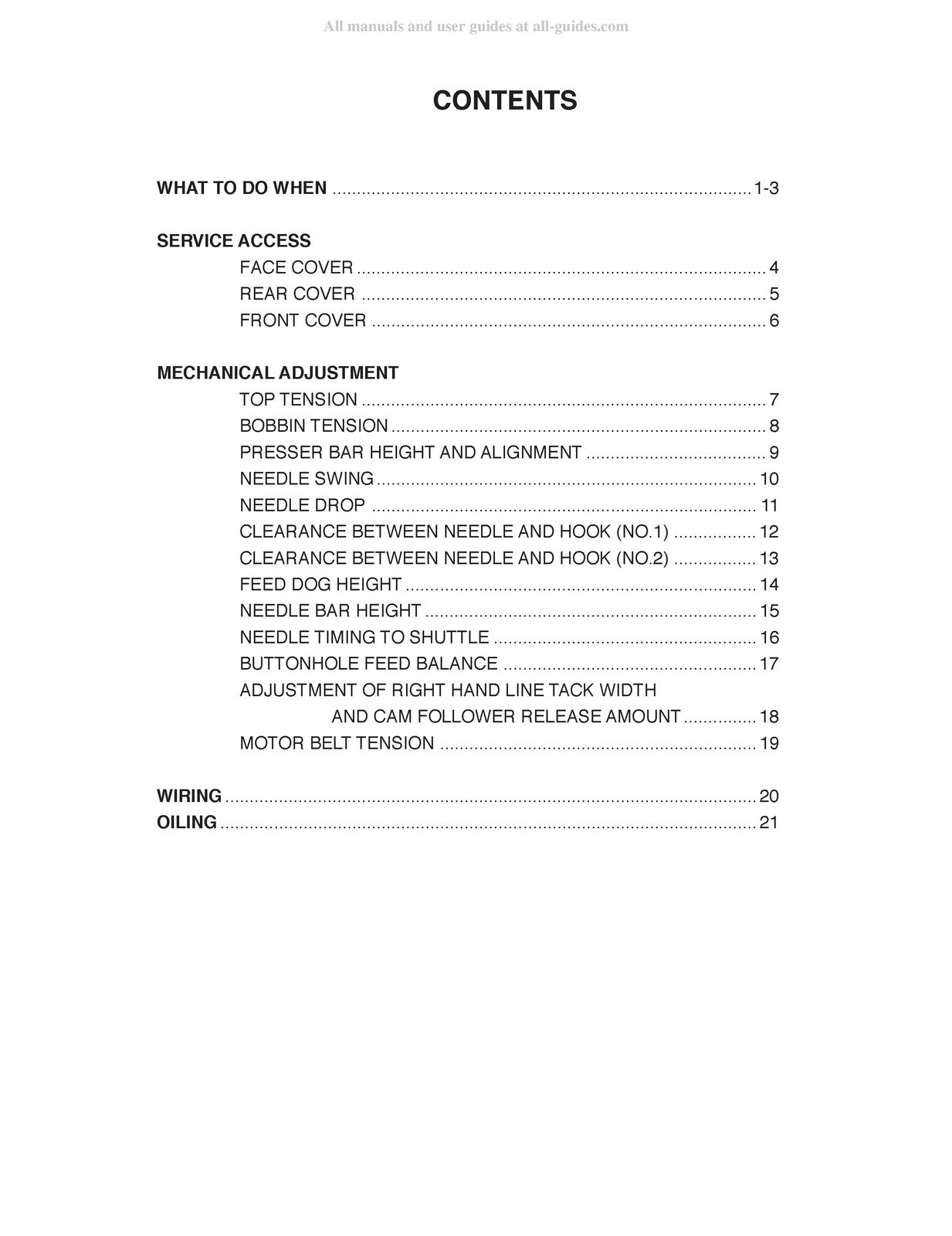 JANOME 3128 Sewing Machine Service Manual - STEEL WIRE BOUND - PROTECTIVE COVERS