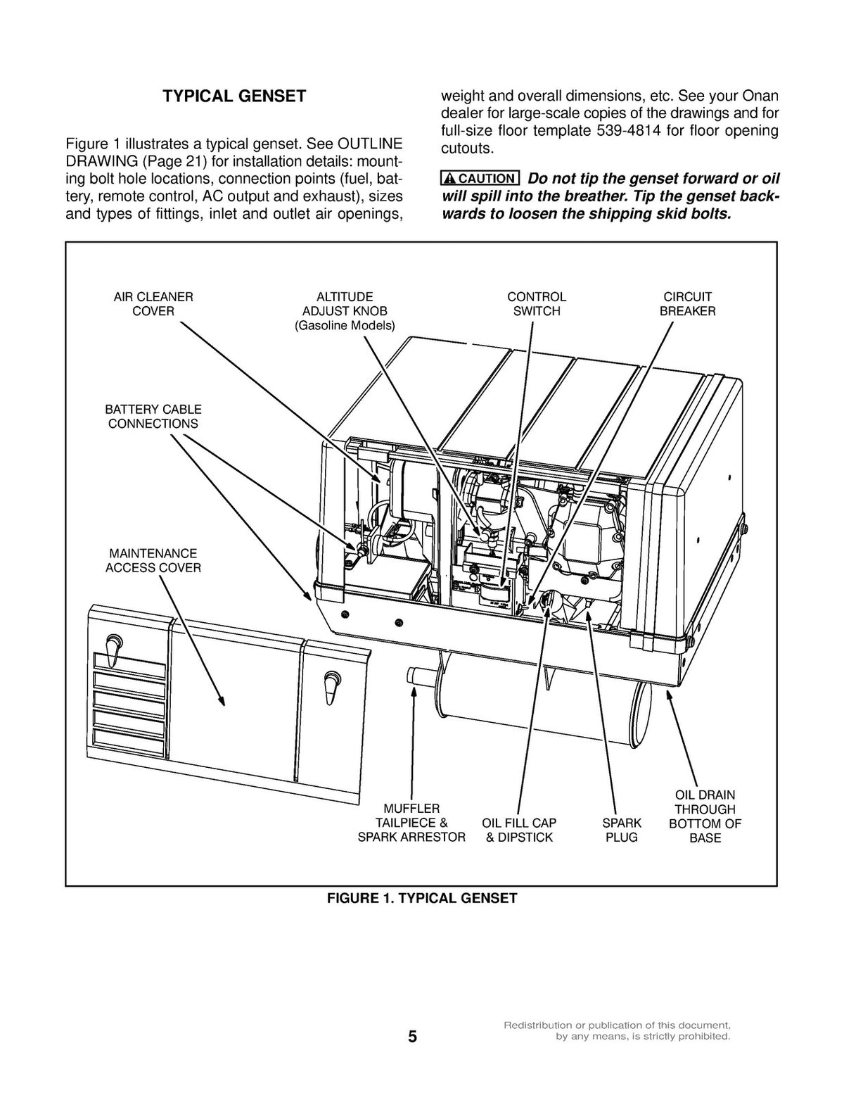 ONAN KYD Mobile Genset Installation Manual 2003 - WIRE BOUND - TOUGH COVERS
