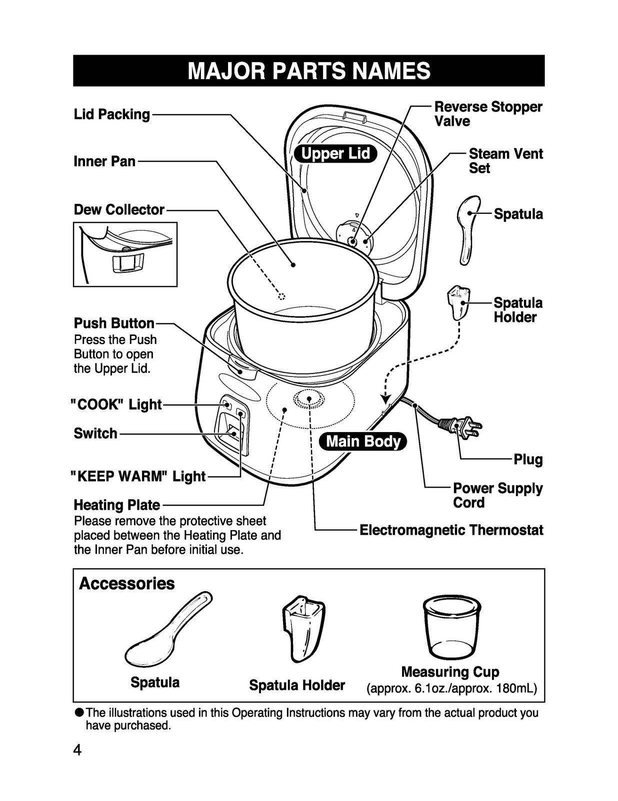 ZOJIRUSHI NS-PC10 18 Electric Rice Cooker  Operating Instructions Manual