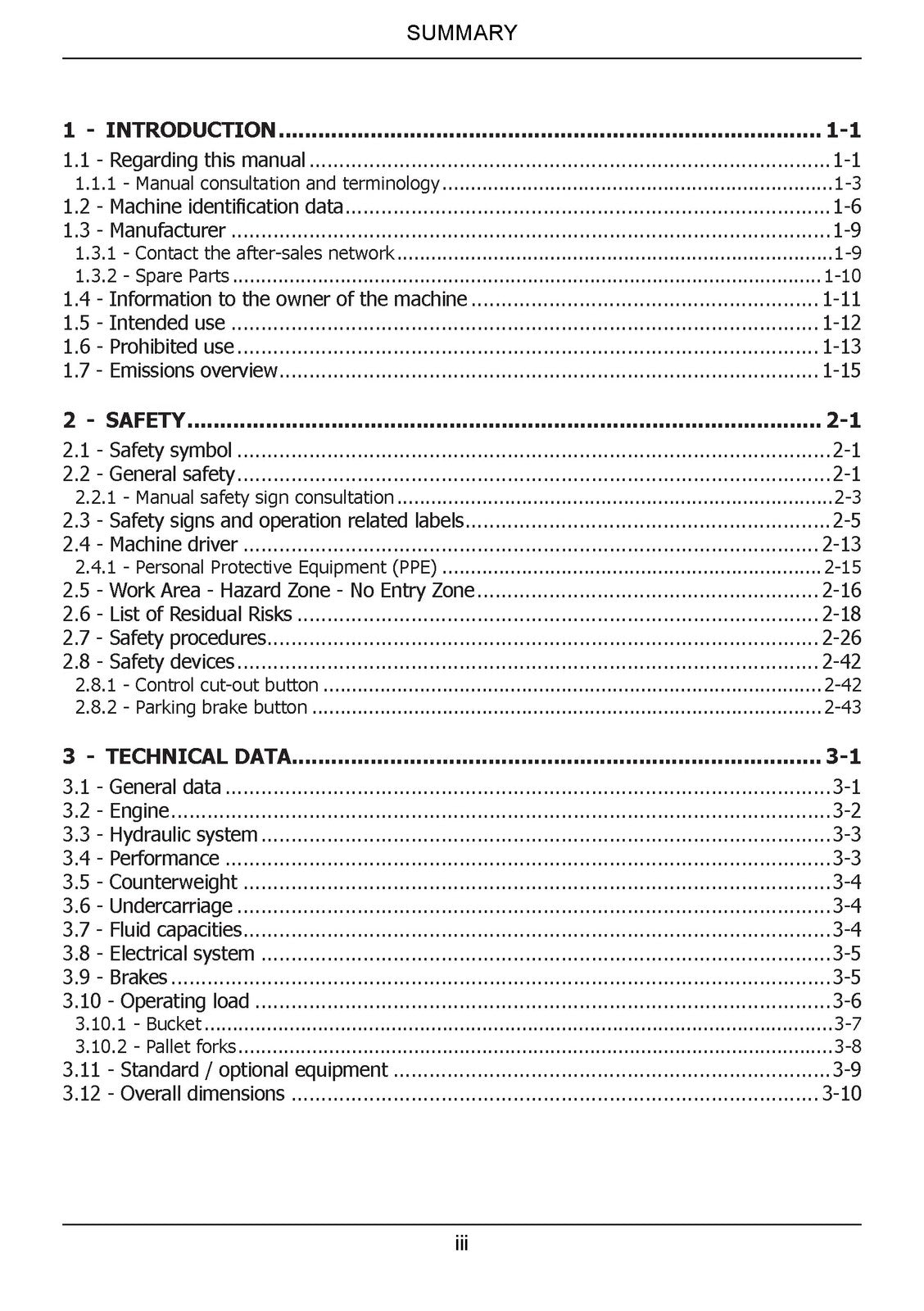 CASE TL100 Mini Track Loader Operators Manual 2023 - WIRE BOUND - TOUGH COVERS